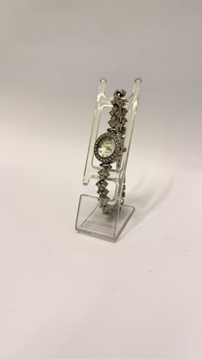 Reloj-Brazalete Elegante Para Dama Con Pedrería Y Pulso Floral 💎🌸, foto 1
