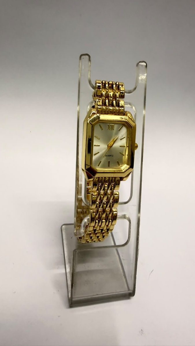 Reloj Dorado Clásico Para Mujer Con Caja Octogonal Vintage 👑✨, foto 1